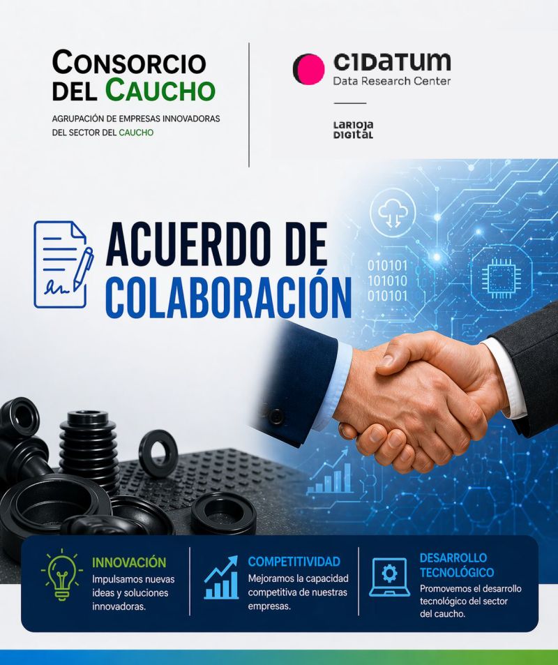 Cidatum firma un acuerdo de colaboración con el Consorcio del Caucho