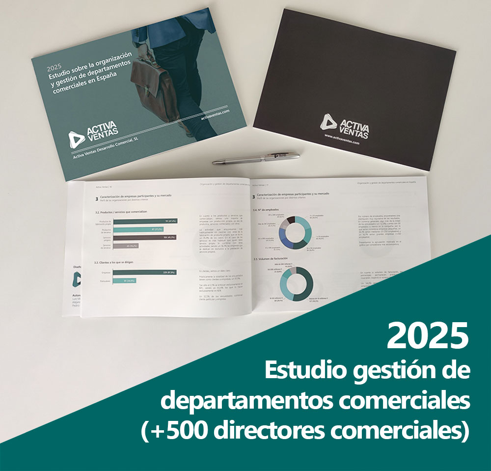 Estudio 2025 sobre la organización y gestión de departamentos comerciales