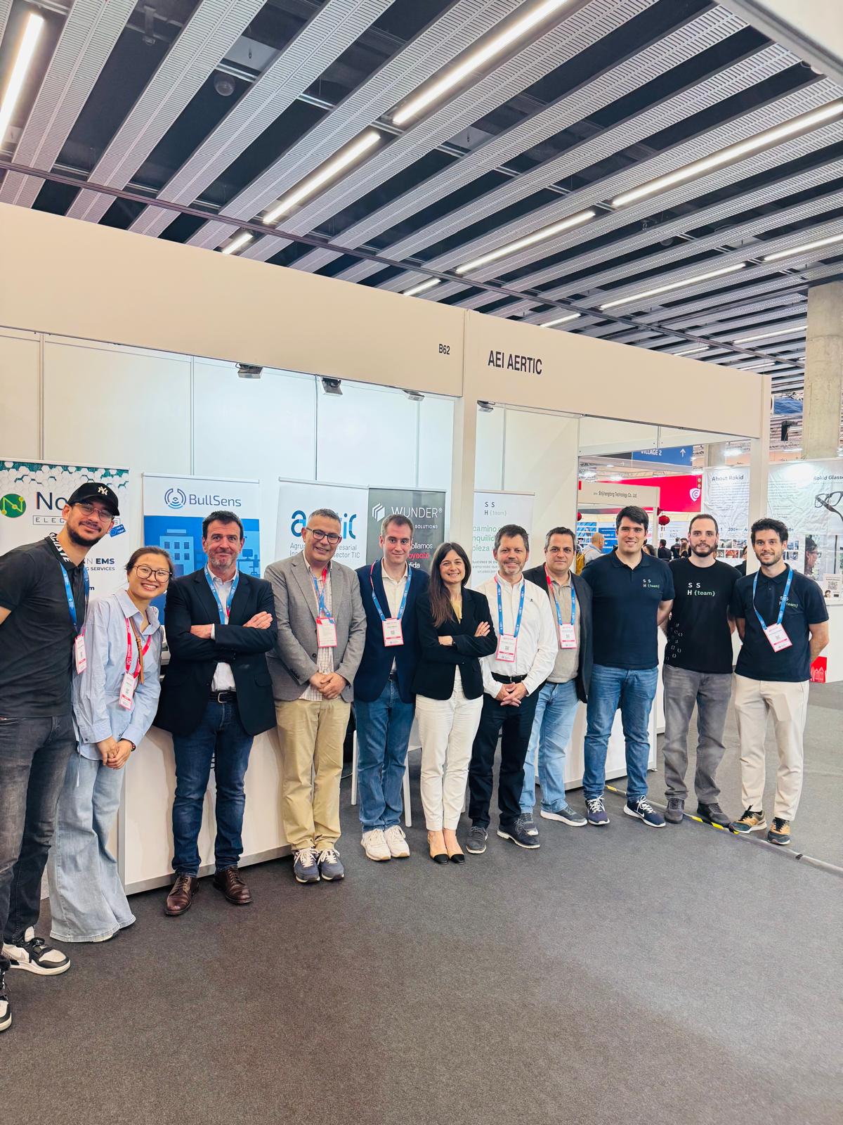 AERTIC y empresas riojanas participan en el IoT Solutions World Congress 2025